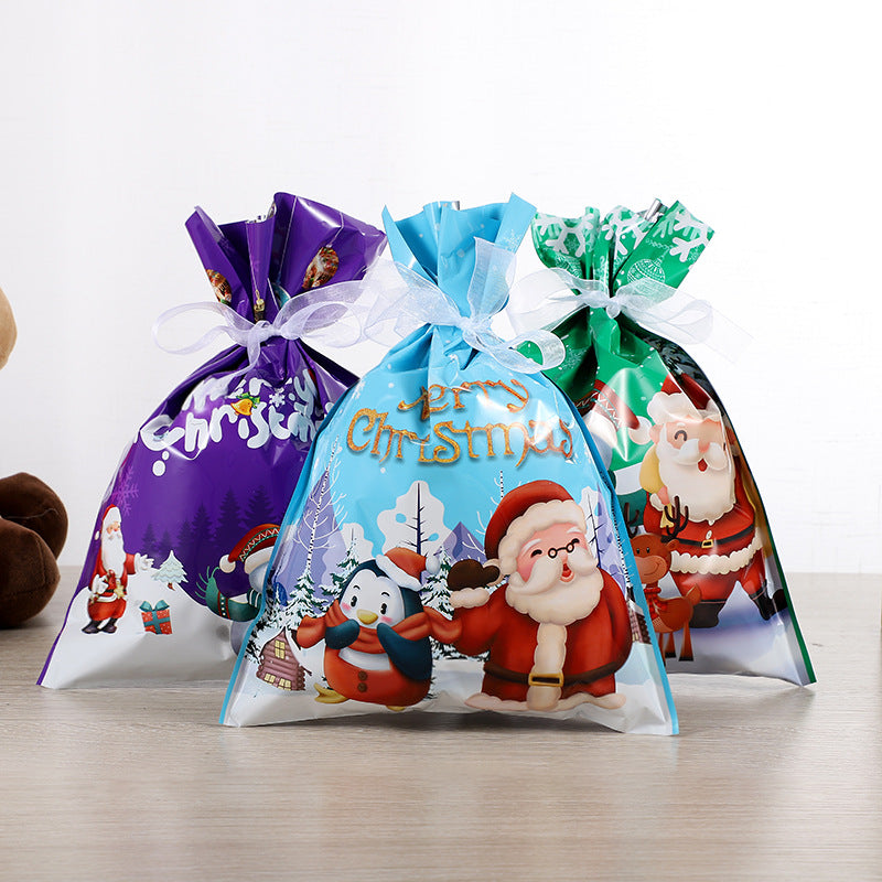 🎄 30-Pack Christmas Gift Bags – Drawstring/Foil, Assorted Sizes, Holiday Wrapping! ✨