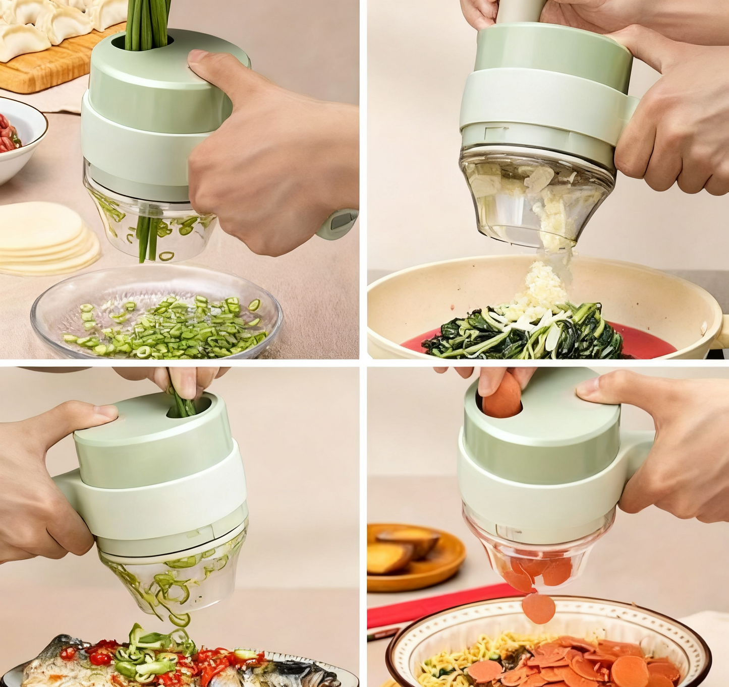 ⏰ Flash Sale! Multifunctional Portable Electric Vegetable Cutter Set