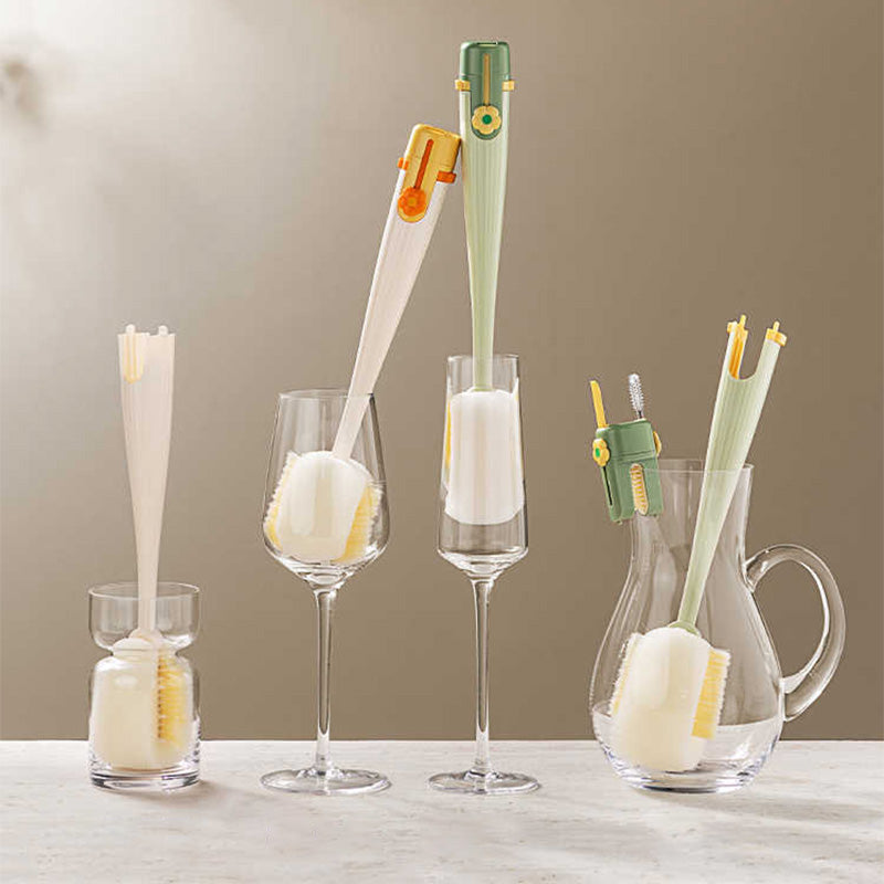 2026🔥 5-in-1 cup cleaner, long-handled multi-functional thermos cup cleaner, baby bottle cleaner