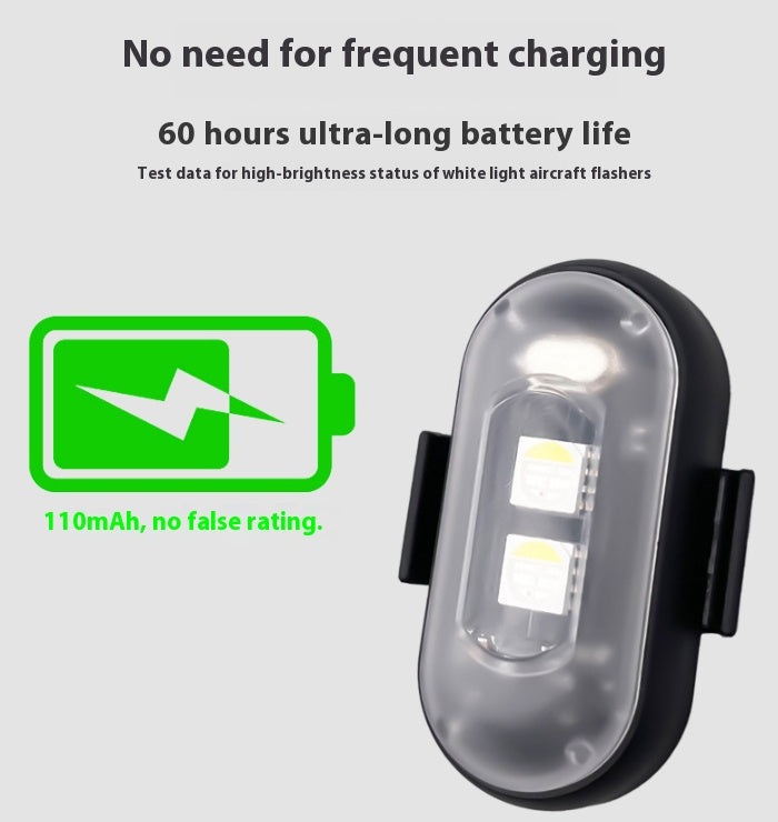 Wireless remote control light for cars and motorcycles with colorful flashing warning lights