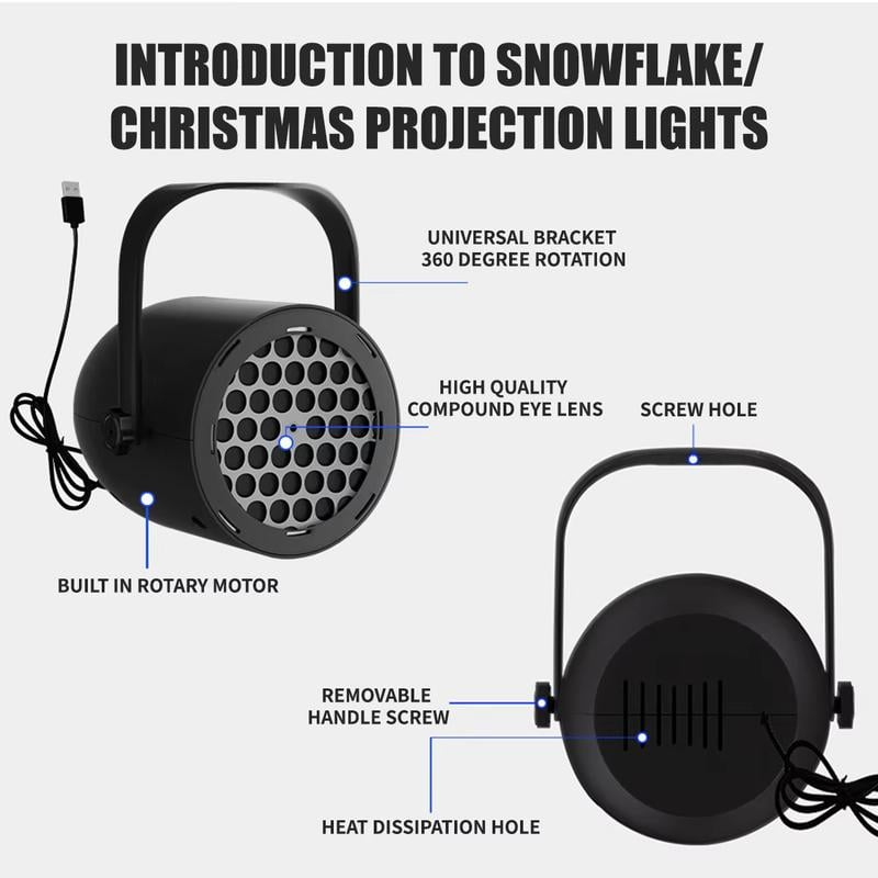 ⚡Black Friday Promotional Sale 49% OFF!🔥LED Christmas Projection Lamp